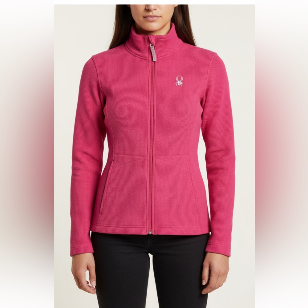 Spyder Core knit fleece lined zip up jacket/sweater